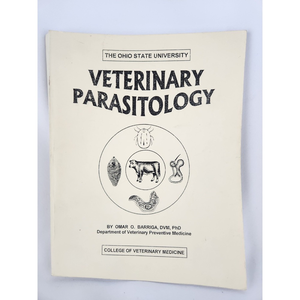 Vintage Veterinary Clinical Parasitology Ohio State University Text Book barriga